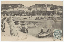 3 Cpa Marseille - L'Estaque - Le Quai De La Jetée (état) / Barques De Pêcheurs / Le Port - L'Estaque