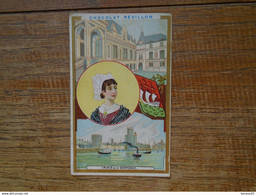 Assez Rare , Image Pub Chocolat Révillon , L'aunis Et La Saintonge - Revillon