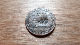 BELGIQUE BRABANT 1790 RETABLISSEMENT DES LOIS ET LIBERTéS DES BRABANçONS 33.5MM 12.4GR CONTREMARQUE 35- FRAPPE MEDAILLE - Royaux / De Noblesse