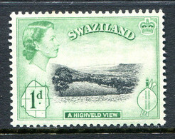 Swaziland 1956 Pictorials - 1d A Highland View LHM (SG 54) - Swasiland (...-1967)