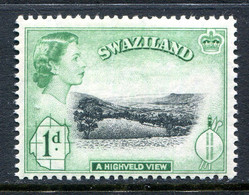 Swaziland 1956 Pictorials - 1d A Highland View LHM (SG 54) - Swaziland (...-1967)