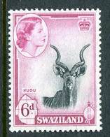 Swaziland 1956 Pictorials - 6d Kudu LHM (SG 58) - Swasiland (...-1967)