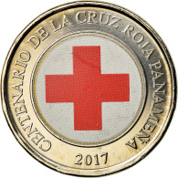 Monnaie, Panama, Anniversaire De La Croix Rouge, Balboa, 2017, SPL, Bi-Metallic - Panama