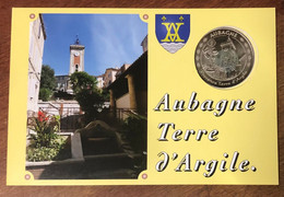 13 AUBAGNE PROVENCE TERRE D'ARGILLE ENCART MDP 2011 SANS LA MEDAILLE MONNAIE DE PARIS JETON MEDALS COINS TOKENS - 2011