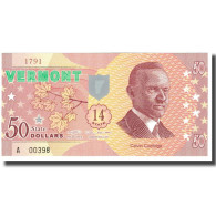 Billet, États-Unis, 50 Dollars, VERMONT, NEUF - A Identifier