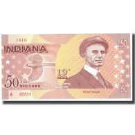 Billet, États-Unis, 50 Dollars, INDIANA, NEUF - Da Identificare