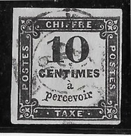 France Taxe N°2 - Oblitéré - TB - 1859-1959 Gebraucht