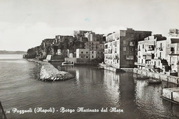 Cartolina - Pozzuoli ( Napoli ) - Borgo Marinaro Dal Mare - 1954 - Napoli (Napels)