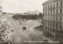 Cartolina - Napoli - Piazza Torretta E Riviera Di Chiaia - 1949 - Napoli (Napels)