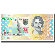 Billet, États-Unis, 50 Dollars, WEST VIRGINIA, NEUF - Unidentified