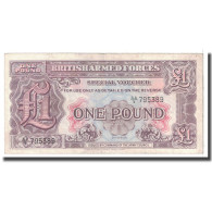 Billet, Grande-Bretagne, 1 Pound, KM:M22a, TTB - British Armed Forces & Special Vouchers