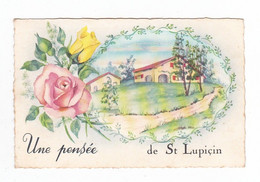 Saint-Lupicin.Une Pensée De St-Lupicin.39.Jura.1962 - Other Municipalities