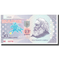 Billet, États-Unis, 50 Dollars, MAINE, NEUF - A Identifier