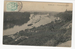 HERBLAY, Panorama De La Seine, Animée, Bateaux à Vapeur - Herblay