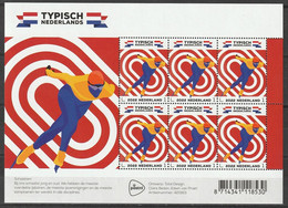 Nederland NVPH 4001 V4001 Vel Typisch Nederland Schaatsen 2022 MNH Postfris - Unused Stamps