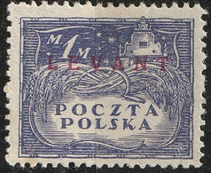 Pologne - Levant Polonais N° 8 MH Timbre De Pologne Surchargé (H11) - Levant (Turquie)
