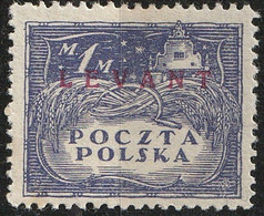 Pologne - Levant Polonais N° 8 MH Timbre De Pologne Surchargé (H11) - Levant (Türkei)