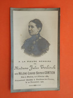 Hélène Cortier - Terlinck Geboren Te Moeres 1854  Overleden Te Houtem - Bij - Veurne  1920   (2scans) - Godsdienst & Esoterisme