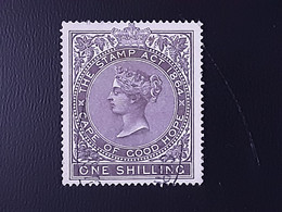 Timbre Fiscal 1 Shilling 1879 Fil Crown  CC - Cape Of Good Hope (1853-1904)