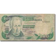 Billet, Colombie, 200 Pesos Oro, 1988, 1988-11-01, KM:429d, TB - Colombia