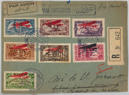 58948 - SYRIA - POSTAL HISTORY: OVERPRINTED AIRMAIL STAMPS On COVER 1929 - Syria