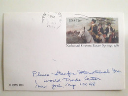 Carte Postale  Commémorative USA (Année 1981) Motif : Personnages Et événements Historiques - 1961-80
