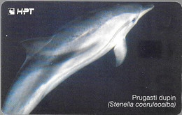 CARTE-PUCE-CROATIE-Gem6-1996-DAUPHIN-50000Ex-Utilisé-TBE - Dolphins