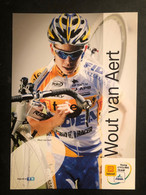 Wout Van Aert - Fidea - 2011 - Carré / Card - Cyclists - Cyclisme - Ciclismo -wielrennen - Wielrennen