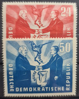 DDR 1951 - MNH - Mi 284, 285 - Oder-Neisse - Unused Stamps
