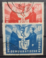 DDR 1951 - Canceled - Mi 284, 285 - Oder-Neisse - Gebraucht