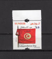 Tunisia/Tunisie 2022 - Independence Day/Fête De L'Indépendance - Stamp + Flyer - MNH** - Superb*** - Tunisia
