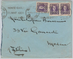 50799  - MONACO -  POSTAL HISTORY: COVER To MODENA Italy 1935 - CLIMATE WEATHER - Covers & Documents
