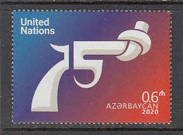 2020 Azerbaijan UN United Nations Peace Complete Set Of 1 MNH - Aserbaidschan