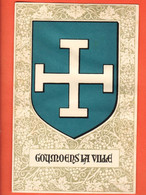 ZMK-06 Goumoens-la-Ville  Gros-de-Vaud  Blason Armoiries Armorial Flammes Ecusson  Non Circulé - Goumoëns