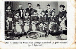 Damen Trompeter Corps Und Gesangs Ensemble Alpenveilchen 1906 - Música Y Músicos