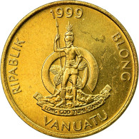 Monnaie, Vanuatu, 2 Vatu, 1999, British Royal Mint, TTB, Nickel-brass, KM:4 - Vanuatu