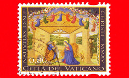 VATICANO - Usato - 2015 - Natale - Chistmas -  0,80 - Santa Famiglia - Used Stamps