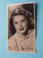 Ingrid BERGMAN ( Photo Warner Bros ) Edit. Fotoprim > N° A 23 ( Voir / Zie Scan ) 13 X 8 Cm. - De Beukelaer