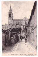 ANGOULEME -Rue Des Dames Et Saint Ausone  (carte Animée) - Altri Comuni