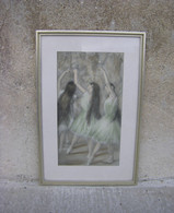 Copie De Edgar Degas Au Pastel Dims: 46 Cm De Haut; 30 Cm De Large. - Pastel