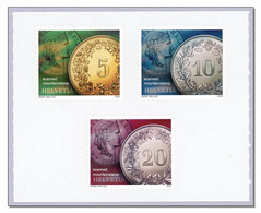 Switzerland 2022 (2022/1) Definitive Stamps - Coin - Coins - Münzen - Pièces De Monnaie - MNH ** - Unused Stamps