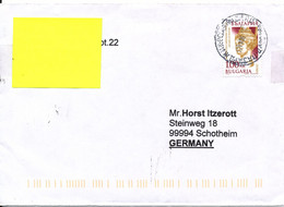 Bulgaria Cover Sent To Germany 12-8-2006 Single Franked - Cartas & Documentos