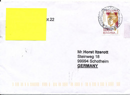 Bulgaria Cover Sent To Germany 12-8-2006 Single Franked - Lettres & Documents