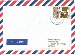 Bulgaria Air Mail Cover Sent To Germany Single Franked - Airmail
