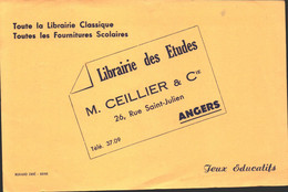 Buvard Toute La Librairie Classique , Librairie Des études Angers - Papeterie