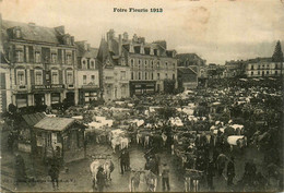 Redon * La Foire Fleurie De 1913 * Marché Aux Boeufs * Poids Public * Voir Cachet Hôpital Militaire Auxiliaire N°57 - Redon