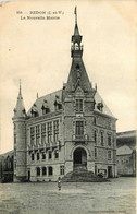 Redon * La Place Et La Mairie * Voir Cachet Hôpital Militaire Auxiliaire N°57 - Redon