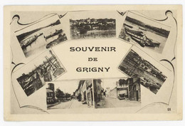 Cpa Grigny - Souvenir De G. ( Multivues ) - Grigny