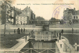 Redon * Les écluses * Croisement De La Vilaine Canal De Nantes à Brest * Voir Cachet Hôpital Militaire Auxiliaire N°57 - Redon