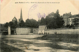 Redon * Les Bords De La Vilaine Près Pont Du Chemin De Fer * Voir Cachet Hôpital Militaire Auxiliaire N°57 - Redon